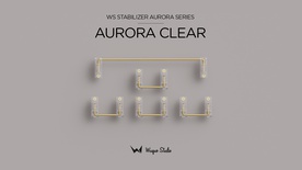 [Limited In-stock] WS Stabs Aurora Clear 4+1 for 1.2 mm PCB