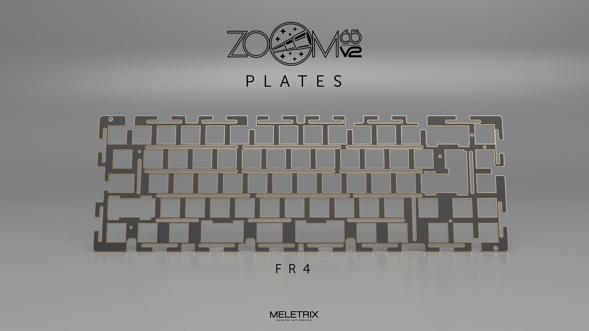 Zoom65 V2 - FR4 Plate | mykeyboard.eu