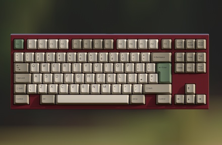 Safa 588 F13 Keyboard Kit [Red WKL ISO]