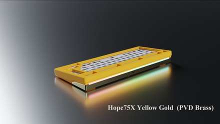 Hope 75 X Premium - Yellow Brass Gold