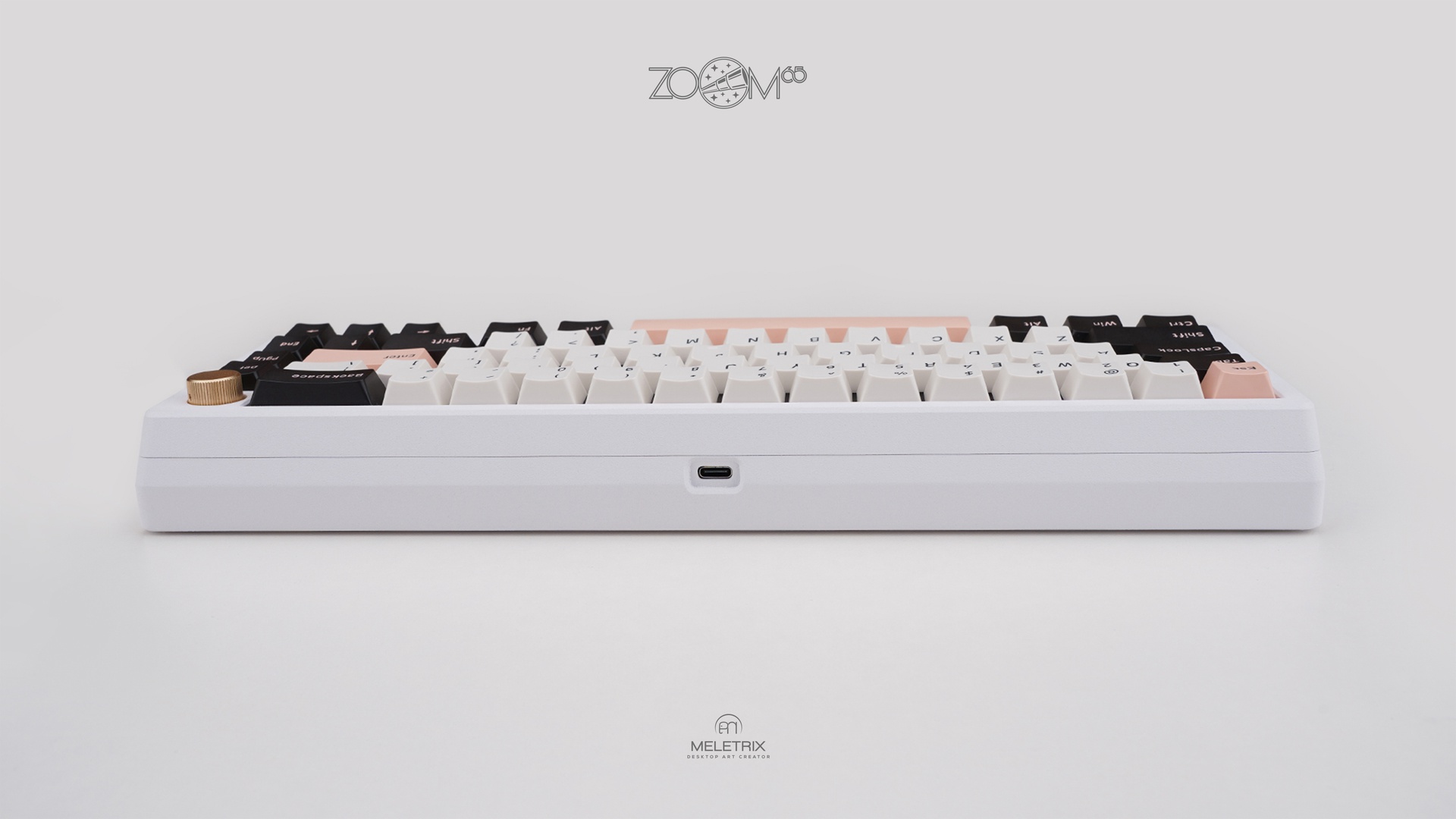 Meletrix Zoom65自作キーボード完成品 - PC周辺機器