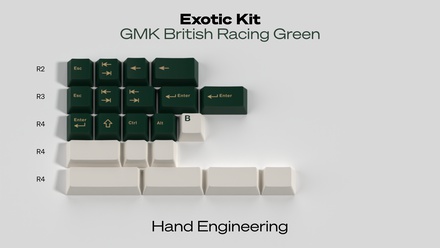 GMK British Racing Green Exotic Kit [Pre-order]