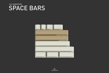 GMK Sandstorm Spacebar kit