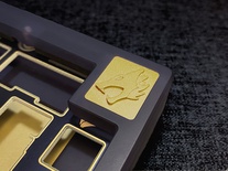 Loki65 Fenrir Badge Brass