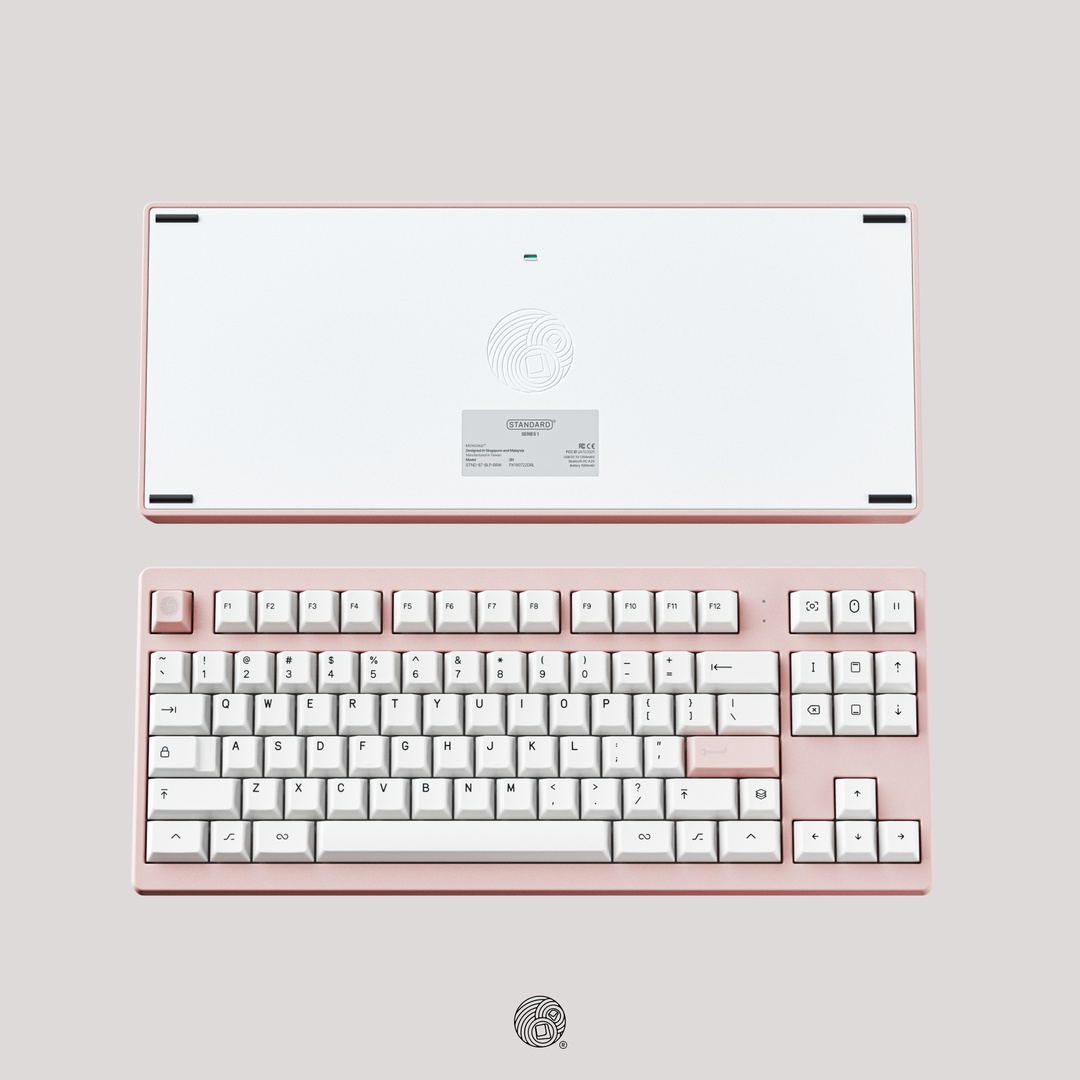 MONOKEI Standard Blush Pink MX Red | mykeyboard.eu