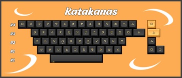 KAT Crusader Katakana Kit