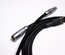 Non-coiled LEMO custom USB cable/ Blackest Black