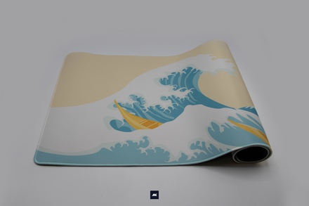 Great Wave Deskmat Day
