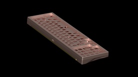Hidari Keyboard kit Pink + Brass Weight + SOLDER PCB