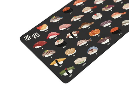 Sushi Deskmat Black