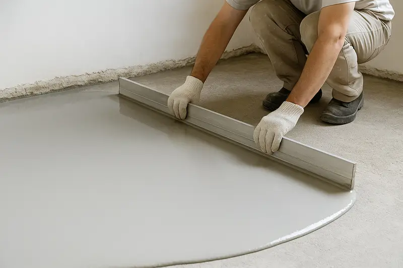 Nivelácia (vyrovnanie) podlahy max. do hrúbky 2,9 cm