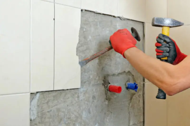 Abbruch der Wand-/ Bodenfliesen