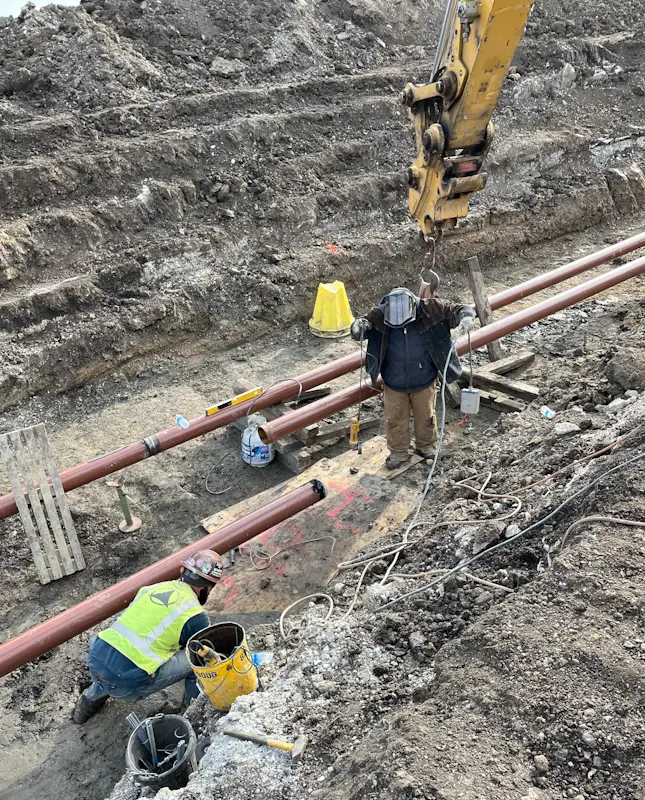 Presun a dopojenie plynového potrubia