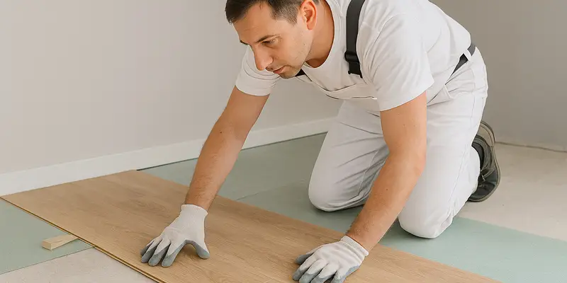 Ako pokladať plávajúcu podlahu: správna technika a časté chyby