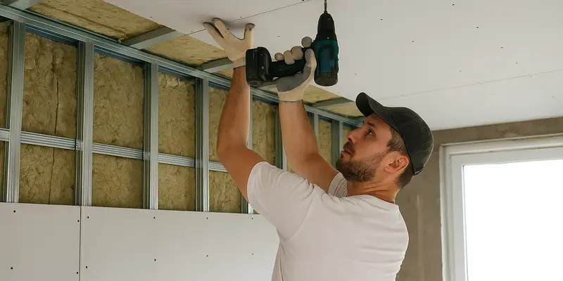 Montáž sadrokartónových stien a stropov: Kompletný sprievodca od izolácie po finálne úpravy