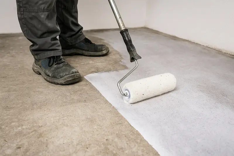 Penetration des Bodens vor der Nivellierung