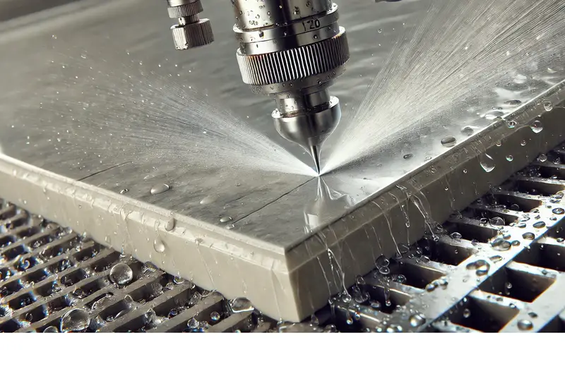 Wasserstrahlschneiden 120 x 120 cm (Jolly edge)