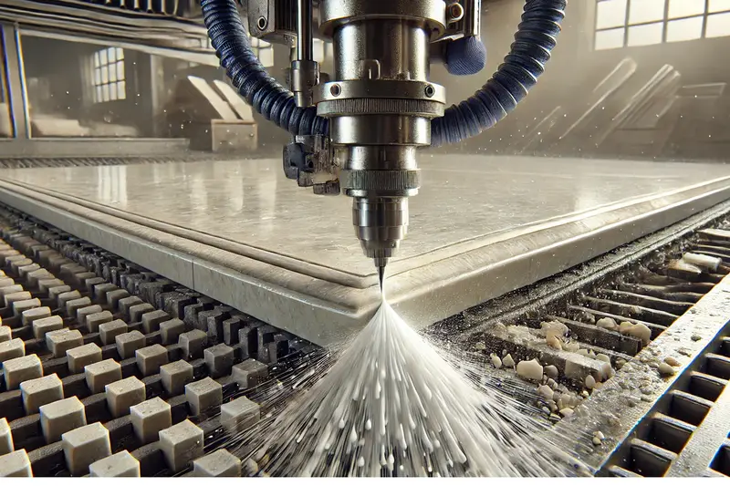 Wasserstrahlschneiden 60 x 60 cm (Jolly edge)