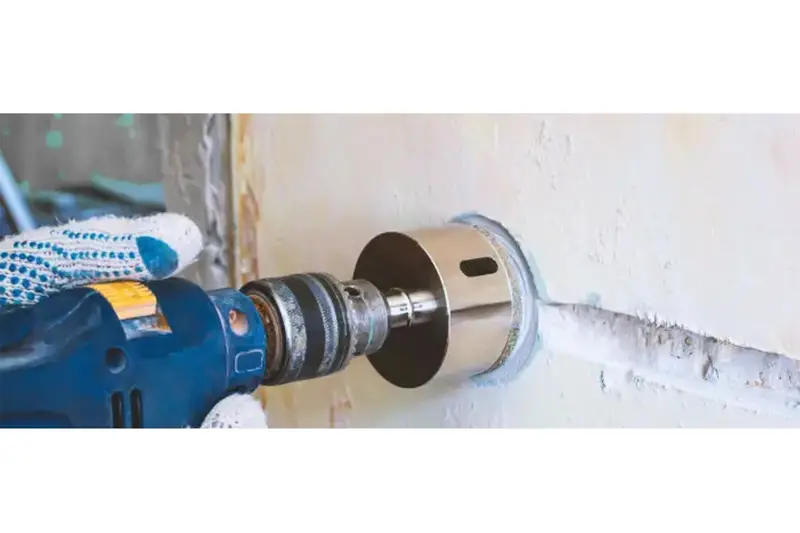 Vykrúženie otvorov do dlažby a gresu