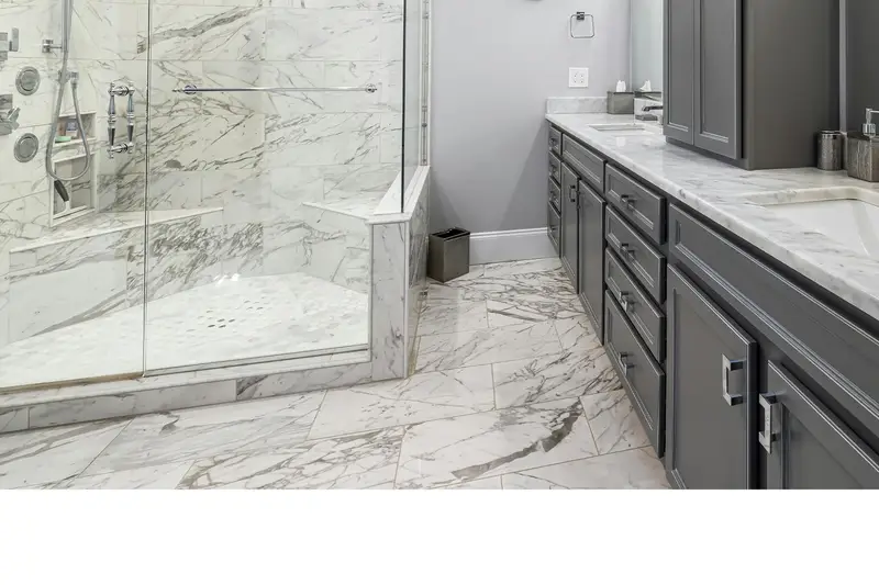 Betonieren der Duschstufe