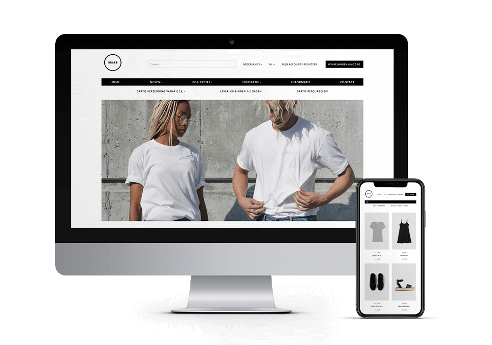 Hiel fotografie Ontvangende machine Kleding webwinkel beginnen | Online shop