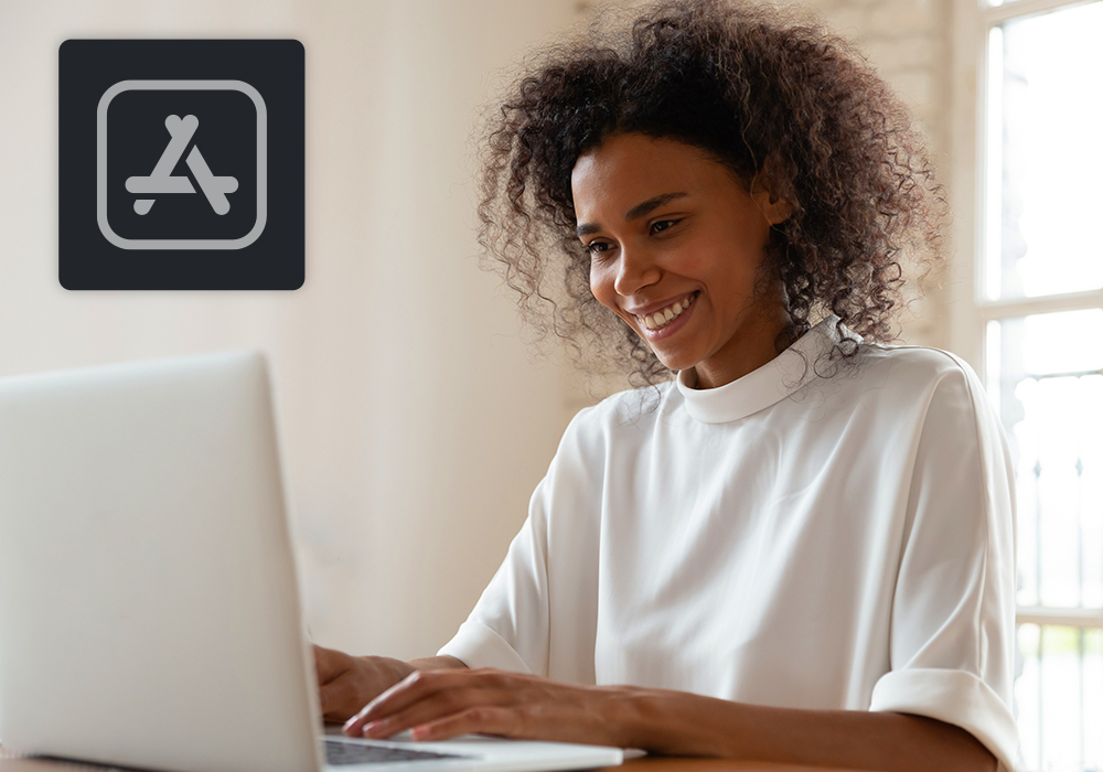Persoon gaat een webshop starten