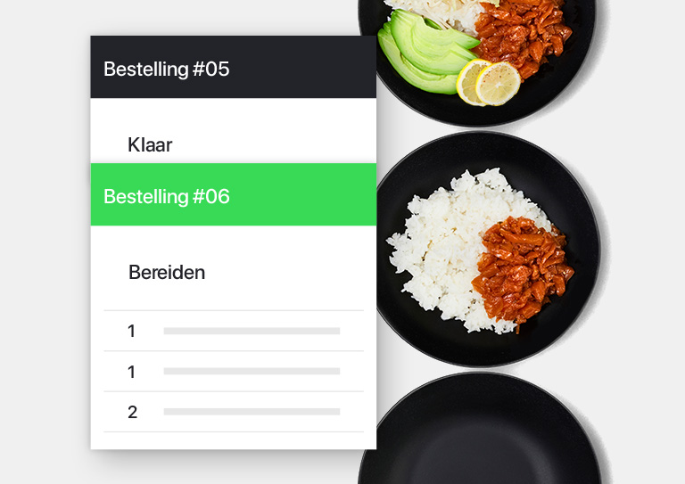 Verbeter uw communicatie met de Kitchen Display.