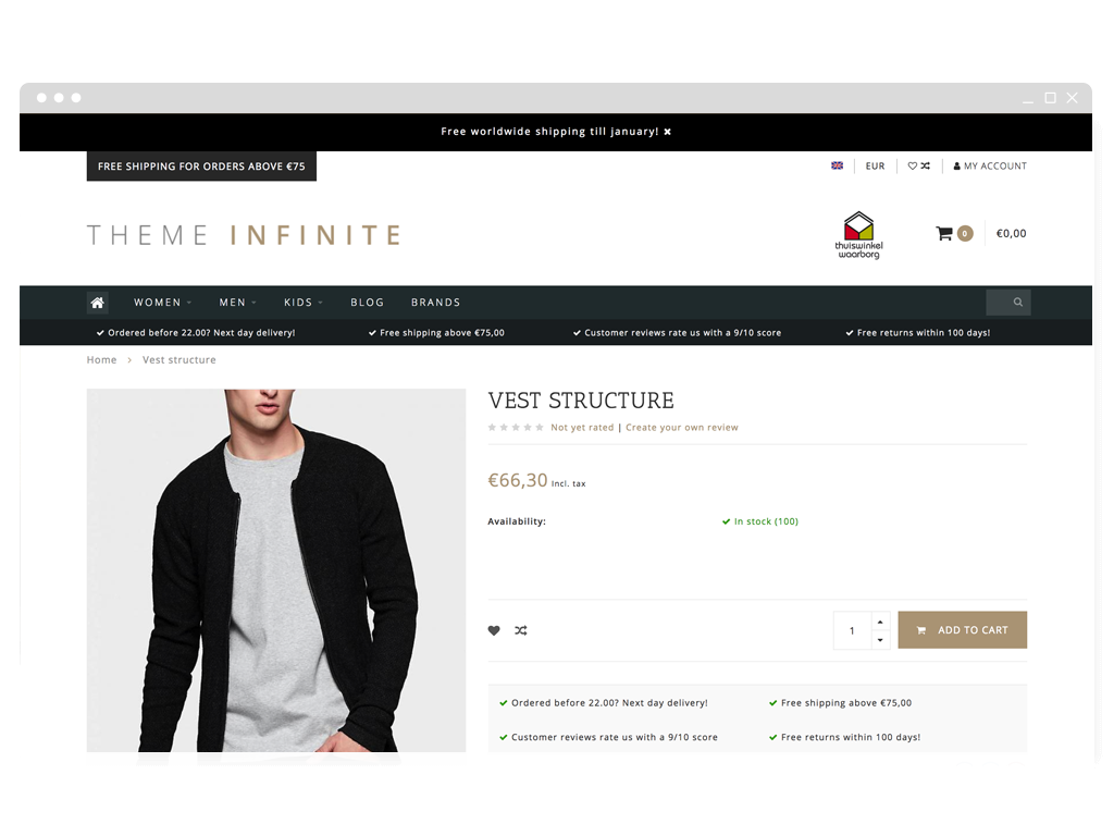 eCom Marketing Website-Geschwindigkeit