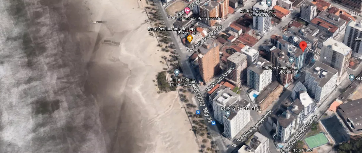 praia ocian - maps