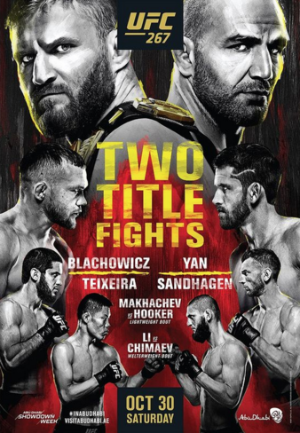Ufc 267 Blachowicz Vs Teixeira Odds Fight Odds