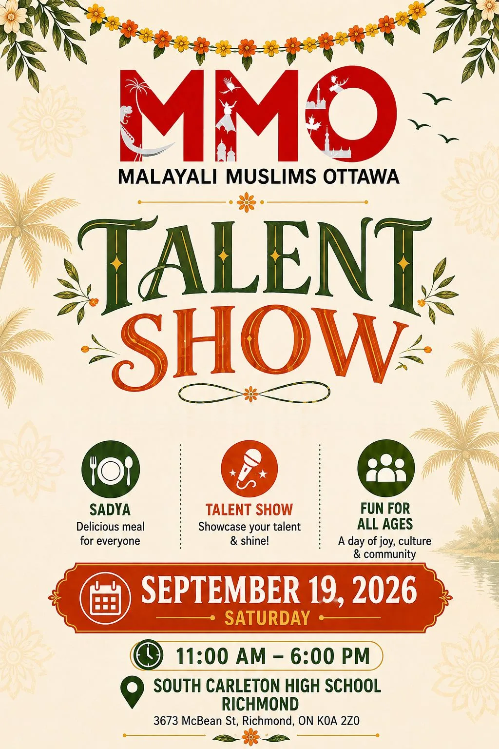 Talent Show with Sadya 2026 🎉