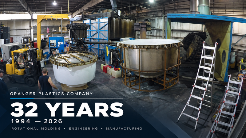 Granger Plastics Company Celebrates 32 Years of Rotational Molding Innovation