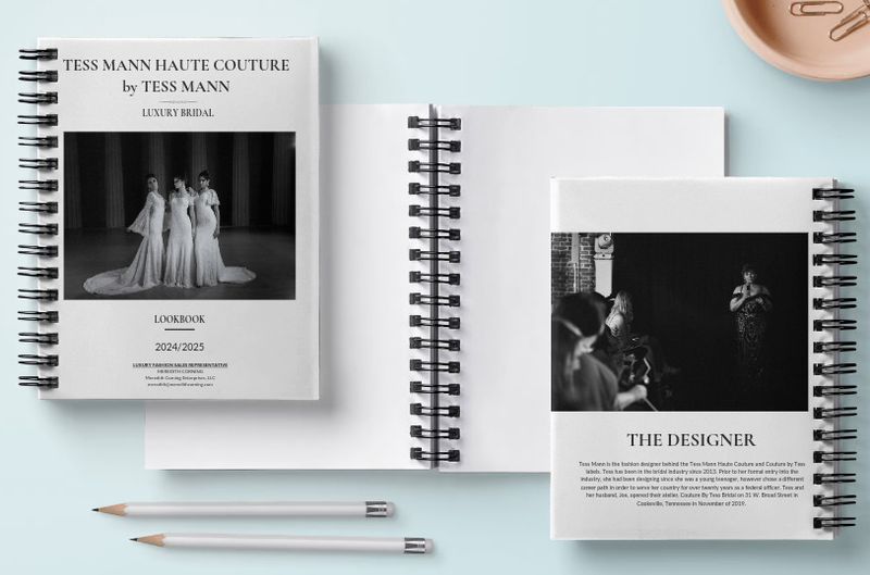 Introducing Exquisite Bridal Lookbooks for Couture by Tess and Tess Mann Haute Couture Labels, Business News