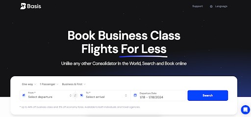 FlyBasis.com Unveils First-Ever Online Travel Agency That Lets Consumers Book Consolidator Fares Completely Online