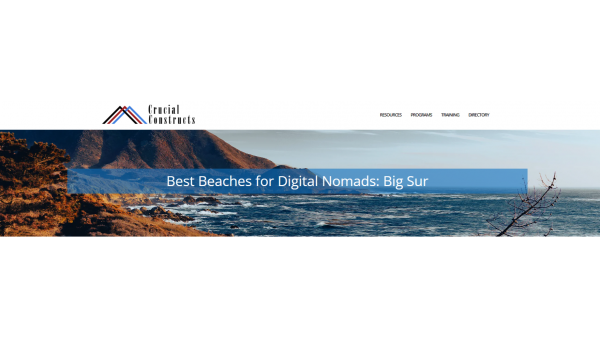 Big Sur Beach For Digital Nomad Remote Working: Top Attractions