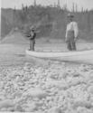 Possibly Benjamin Chambers and John Chambers, St. John River Fishing Lodge.