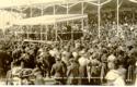 James J. Hill addressing crowd at Hill Day at the Richland County Fair, Wahpeton, North Dakota.