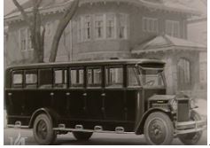 Jefferson bus lines reminiscence with unknown person, undated