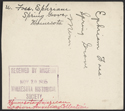 Foss, Ephriam, Spring Grove, Back
