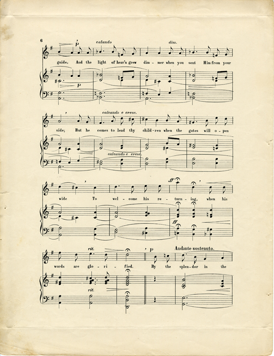 Page 6 of  Prayer : by the splendor in the heavens