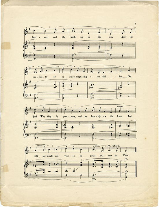 Page 7 of  Prayer : by the splendor in the heavens