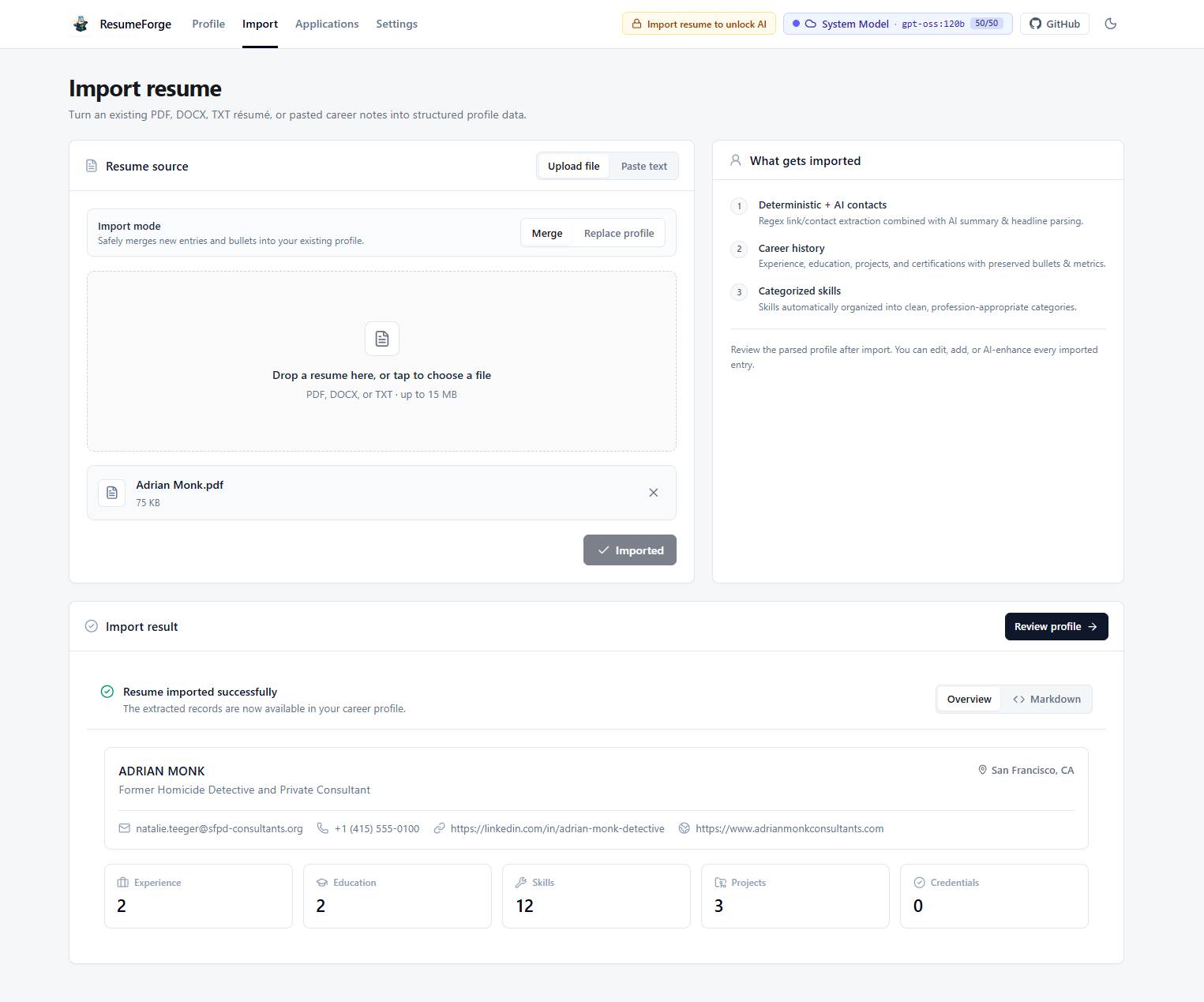 Resume Forge - Image 1