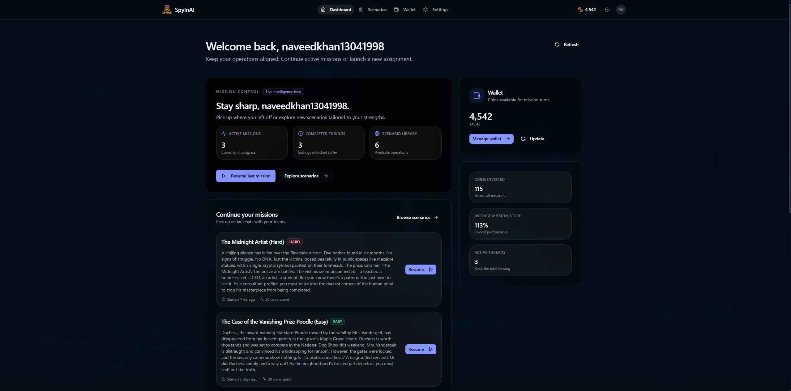 SpyInAI – AI-Powered Spy Story Game - Thumbnail 2