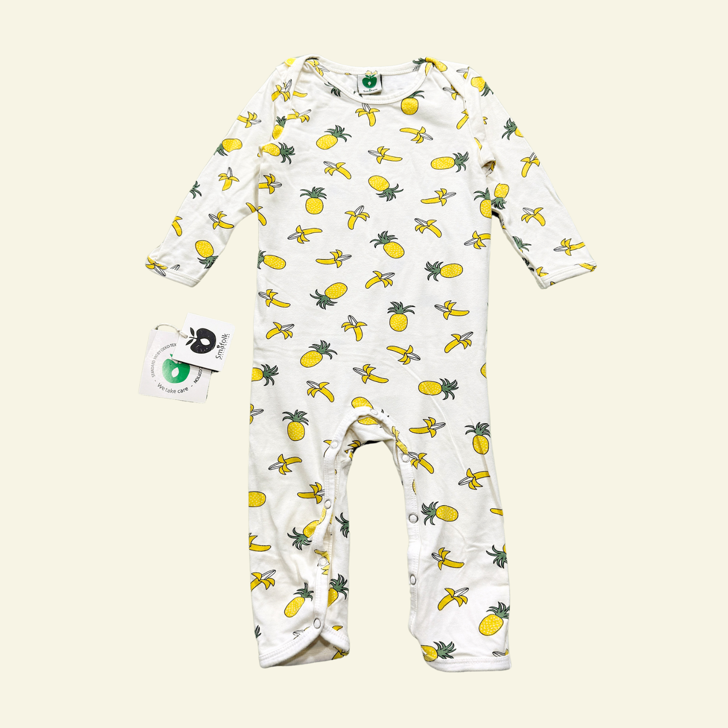 스마포크 파인애플 바나나 바디수트 6-9m