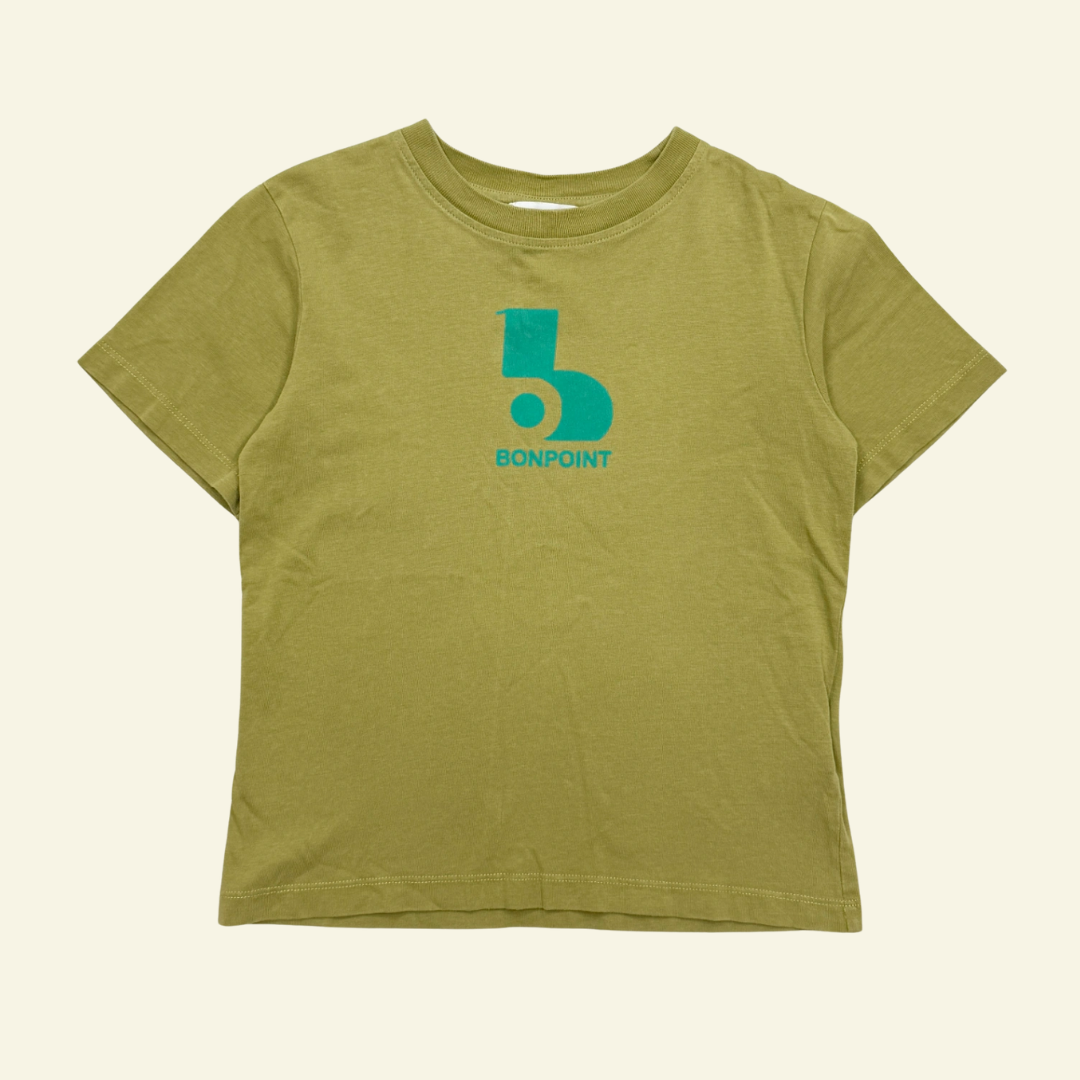 봉쁘앙 올리브 반팔 티셔츠 6y