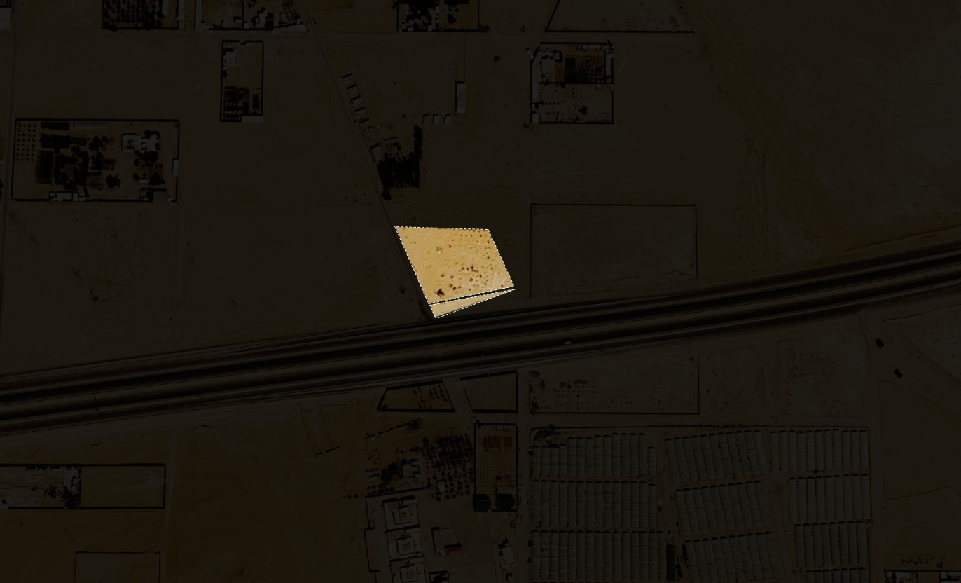 أرضين زراعية قطعة ( 648/ب - 649/ب ) -الخرج - حي مشرفة - بمساحه:7601.61م2