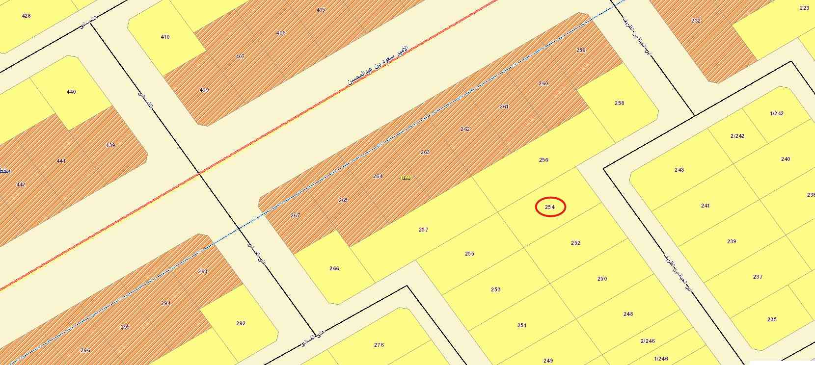 أرض سكنية بمساحة 800م صك رقم 319806002018