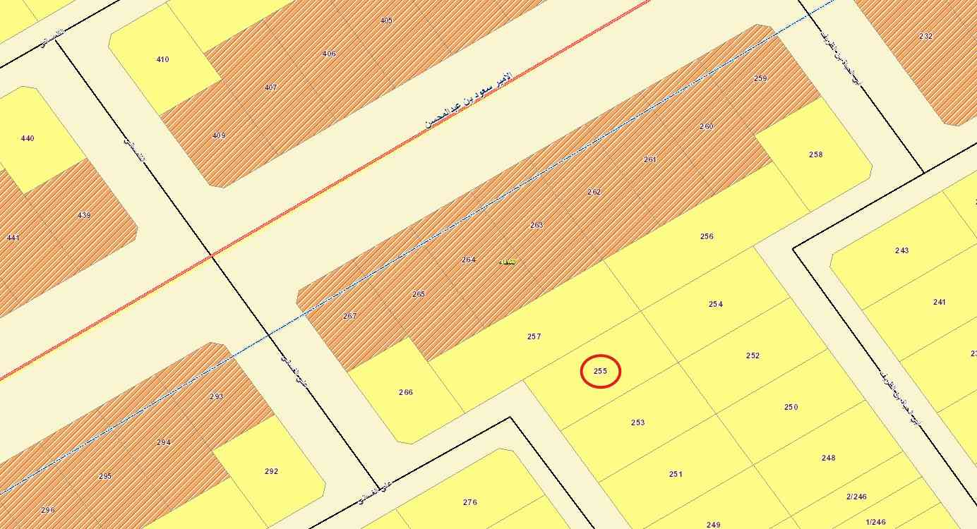 أرض سكنية بمساحة 800م صك رقم 319881000501