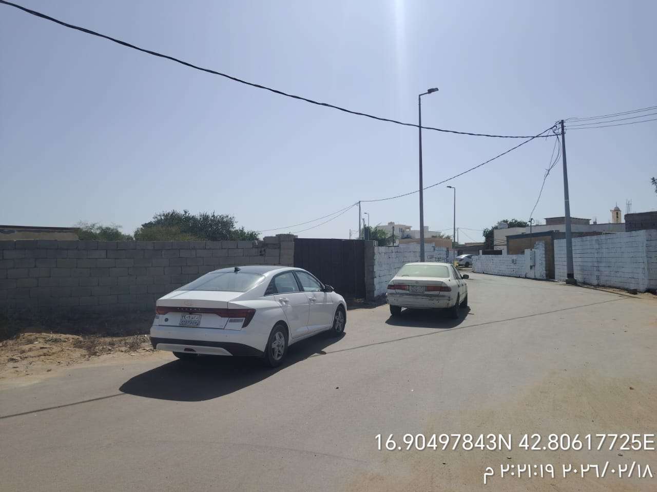 أرض سكنية مسورة حي المبترية بأبوعريش صك 272102004066