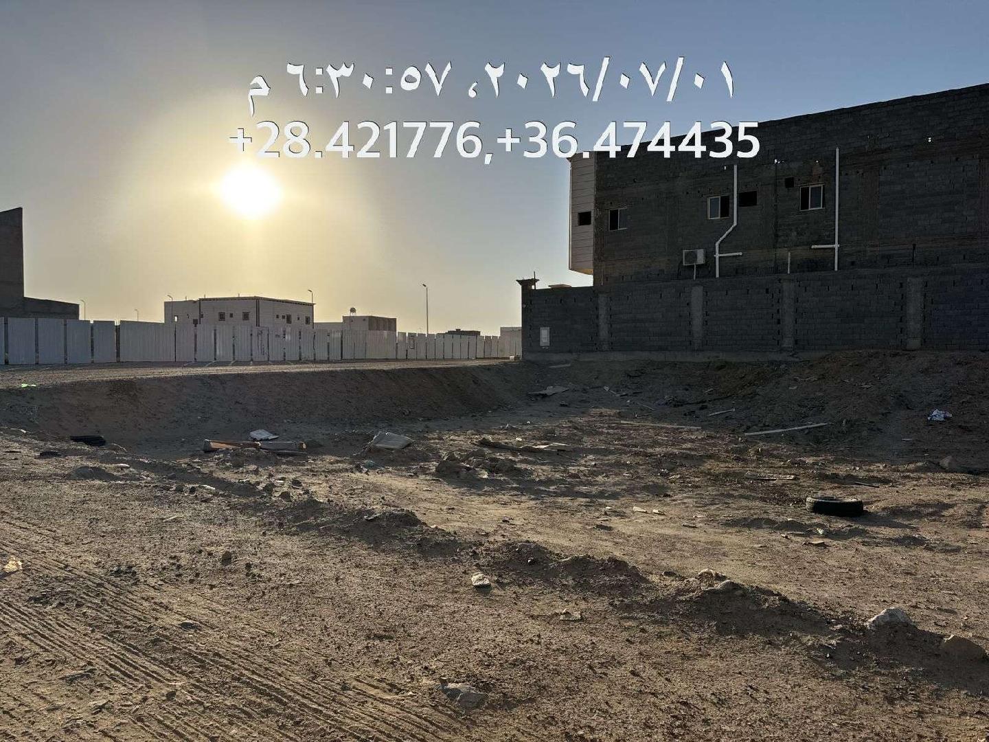 أرض سكنية تجارية حي التعاون بتبوك صك 360699000617